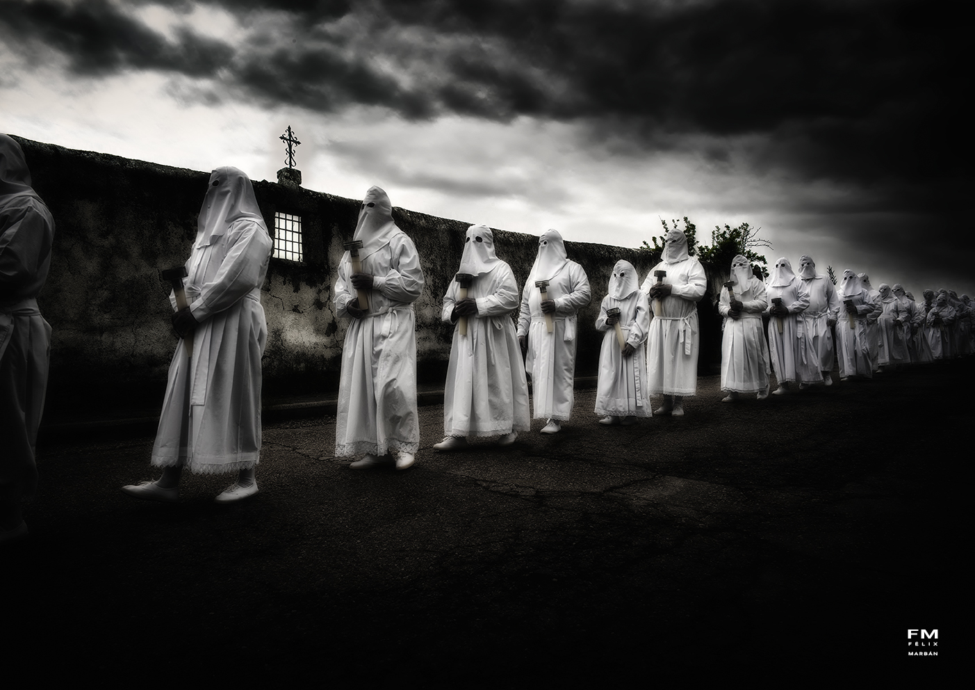 Procesión del Santo Entierro - Viernes Santo en Bercianos de Aliste