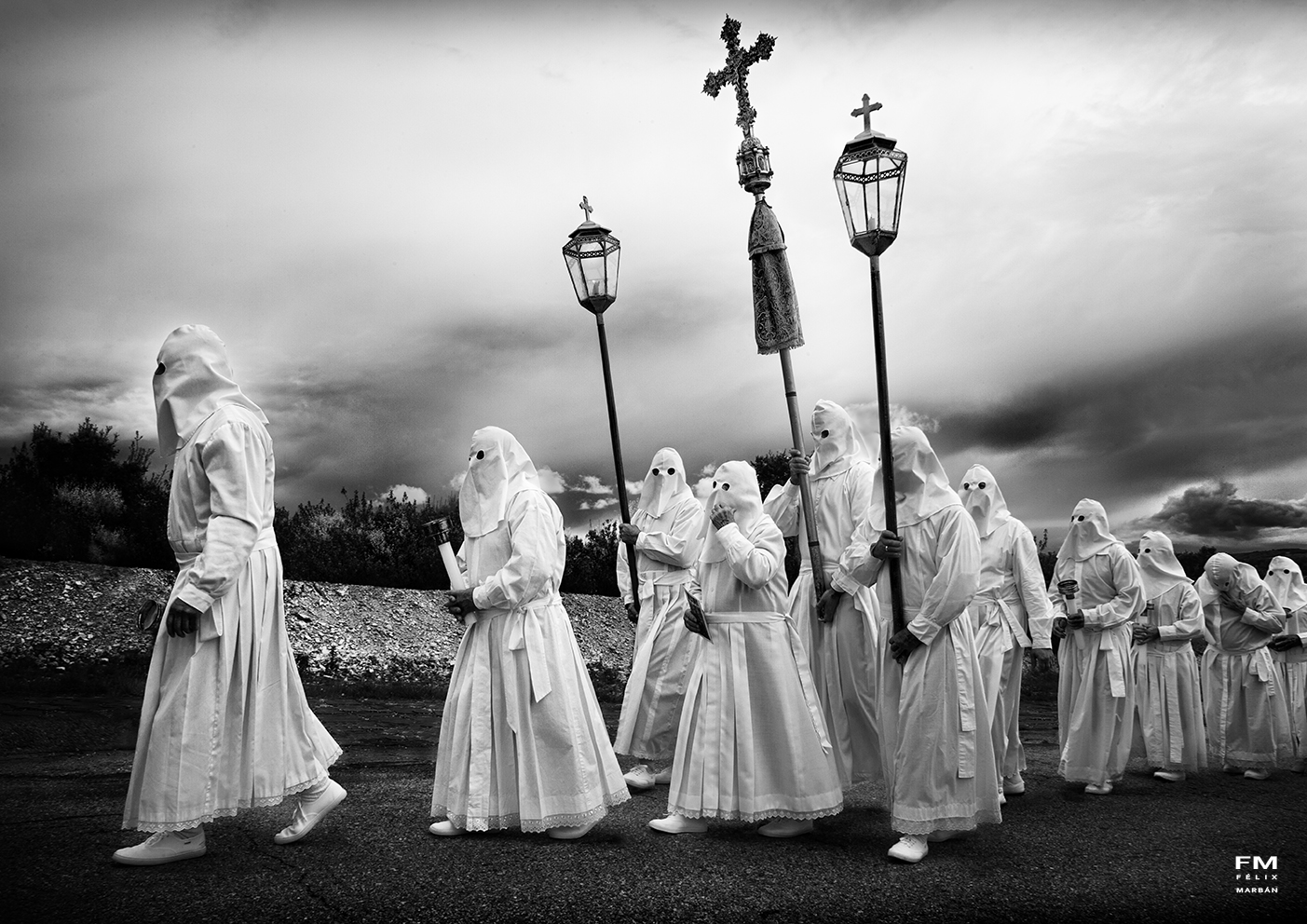 Procesión del Santo Entierro - Viernes Santo en Bercianos de Aliste