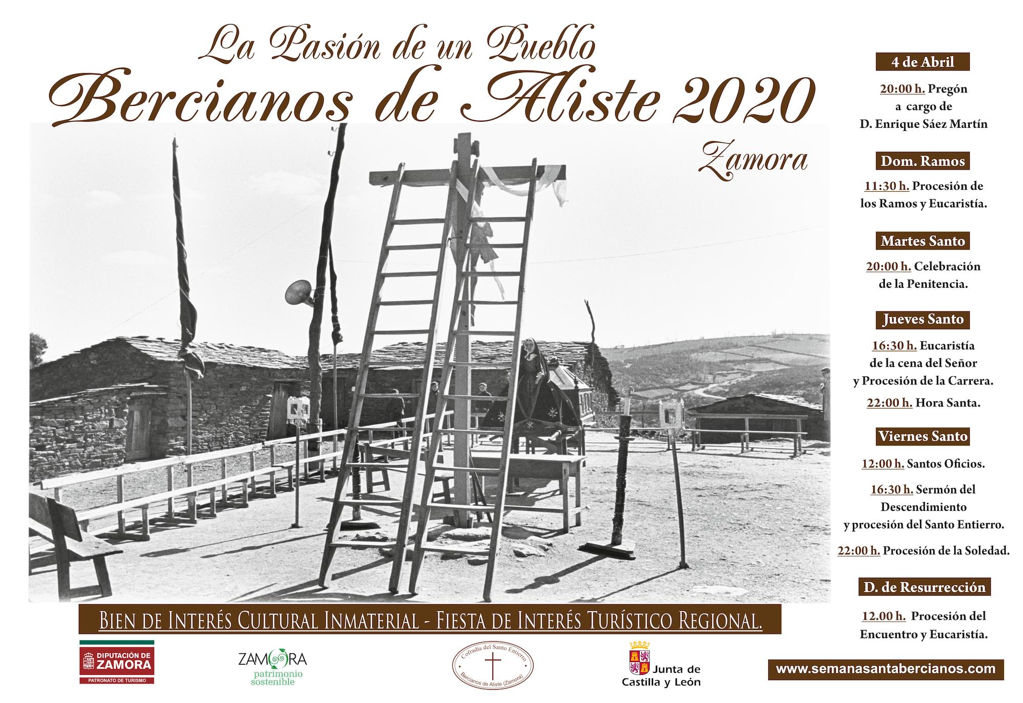 Cartel de la Semana Santa de Bercianos de Aliste 2019